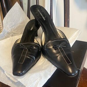 BCBGMaxAzria Vintage Leather Mule Immaculate Pre Owned Condition W/Original Box